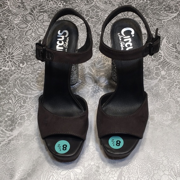 Gray silver platform shoe NEW - Picture 4 of 8